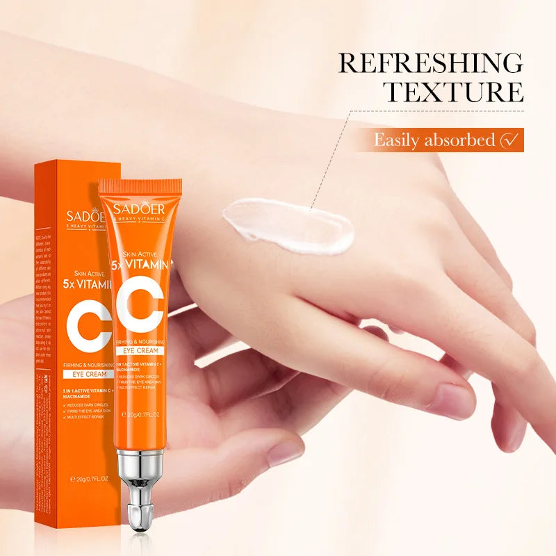 SADOER Vitamin C Eye Cream – Brightening & Firming