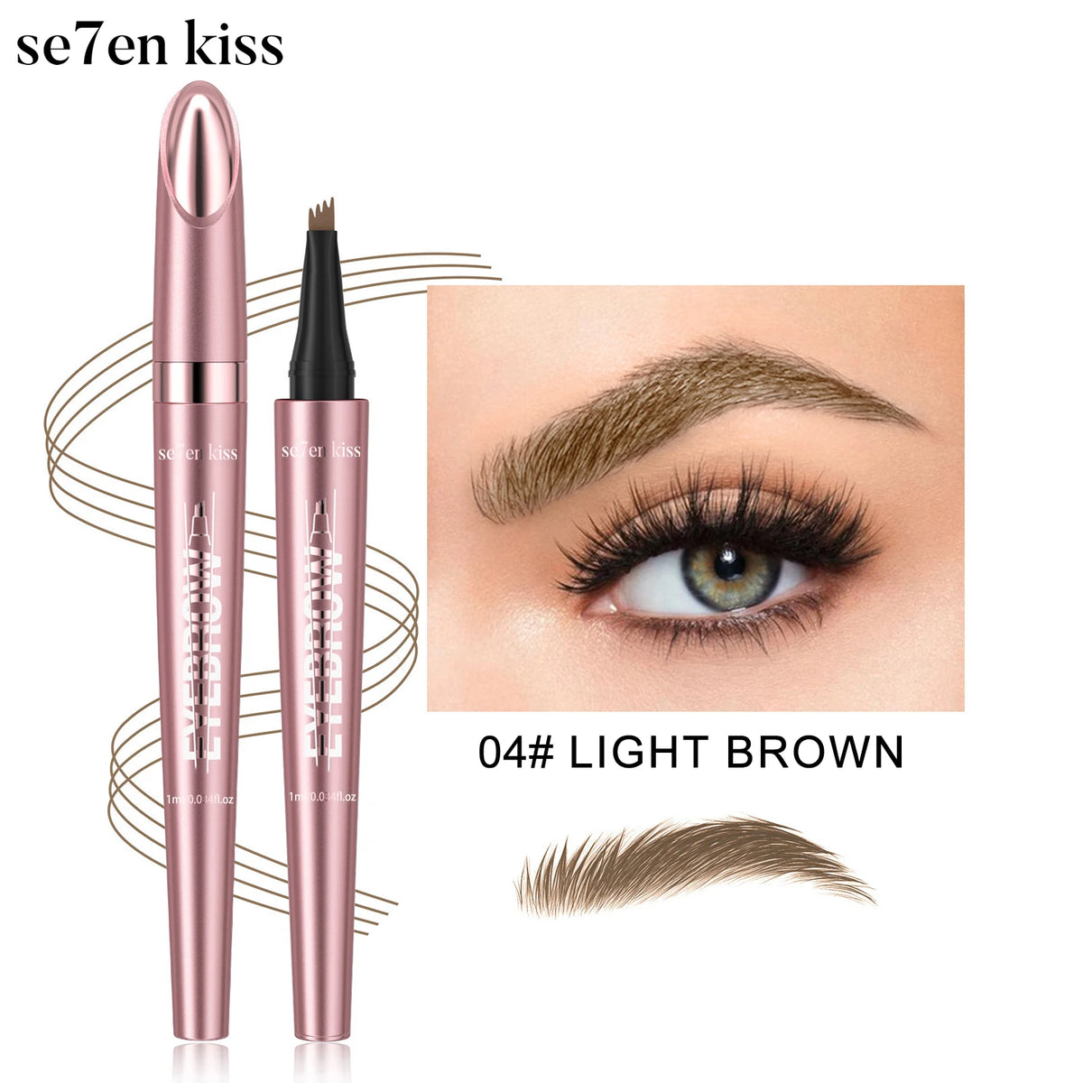 SAMMY 4-in-1 Waterproof Eyebrow Pencil – Long-Lasting Brows