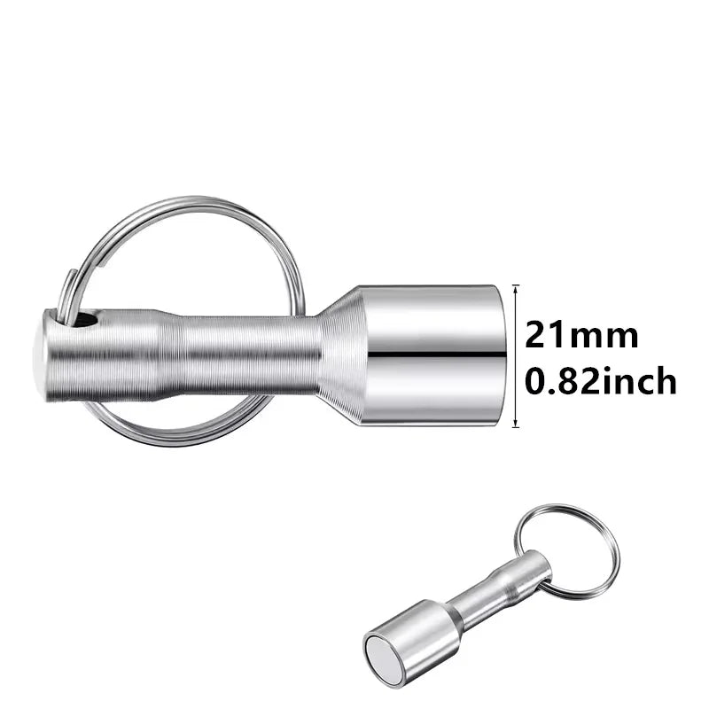 Super Strong NdFeB Pocket Magnet – Keychain Hook & Hanging Tool