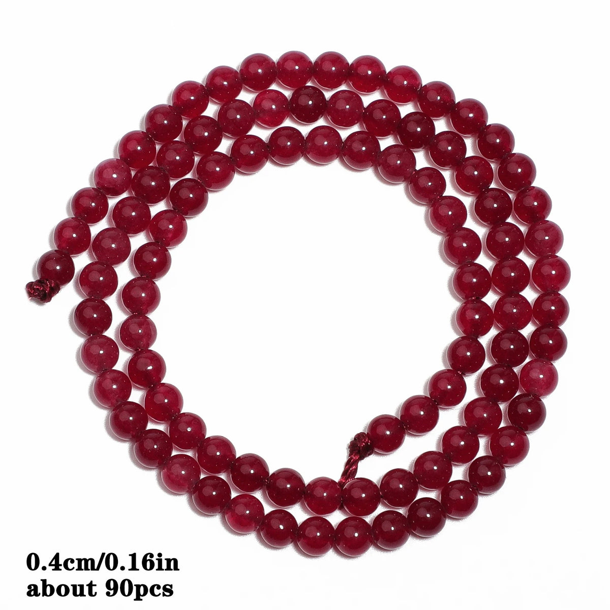 Red Chalcedony Stone Beads – Droplet, Square & Round DIY Jewelry