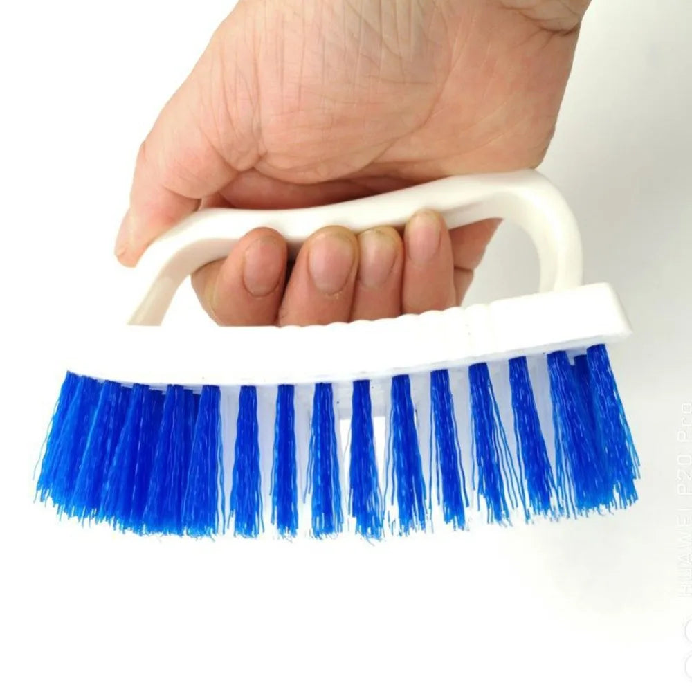 Stiff Bristle Laundry Scrub Brush – Wide Head Comfort Grip