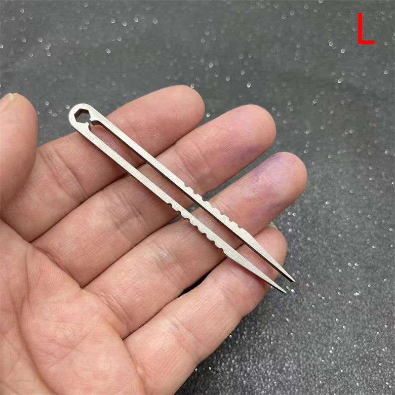 Titanium TC4 EDC Clip Tweezers – Multipurpose Outdoor Tool