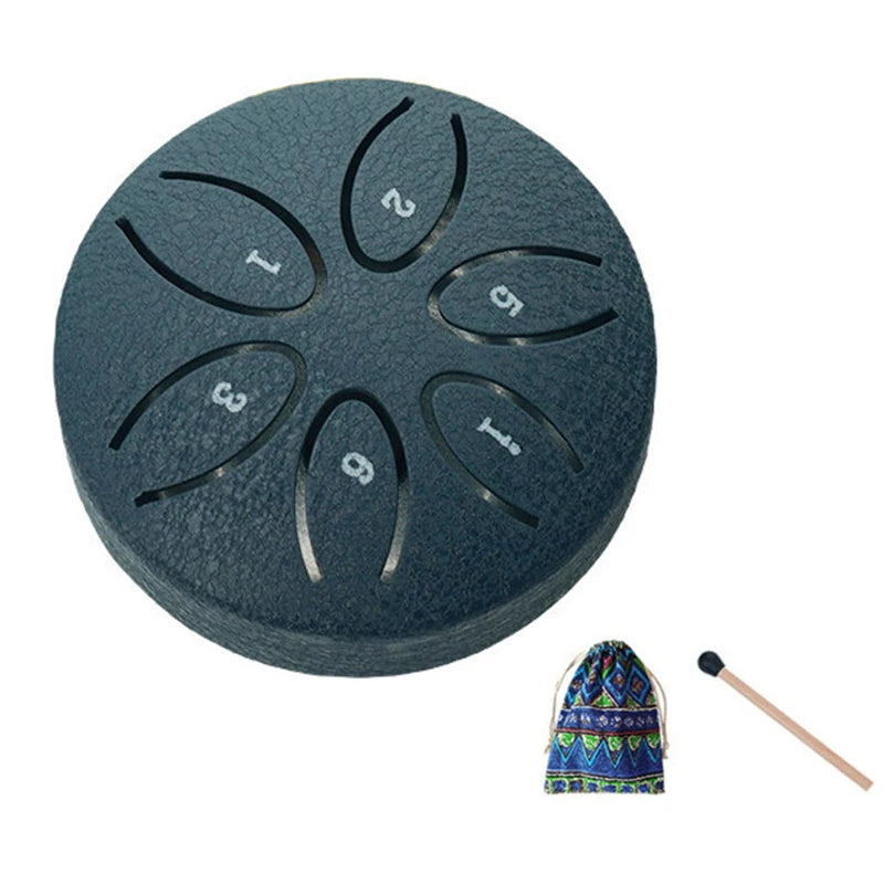 Outdoor Rain Drum – 6-Note Steel Tongue Garden Meditation Drum