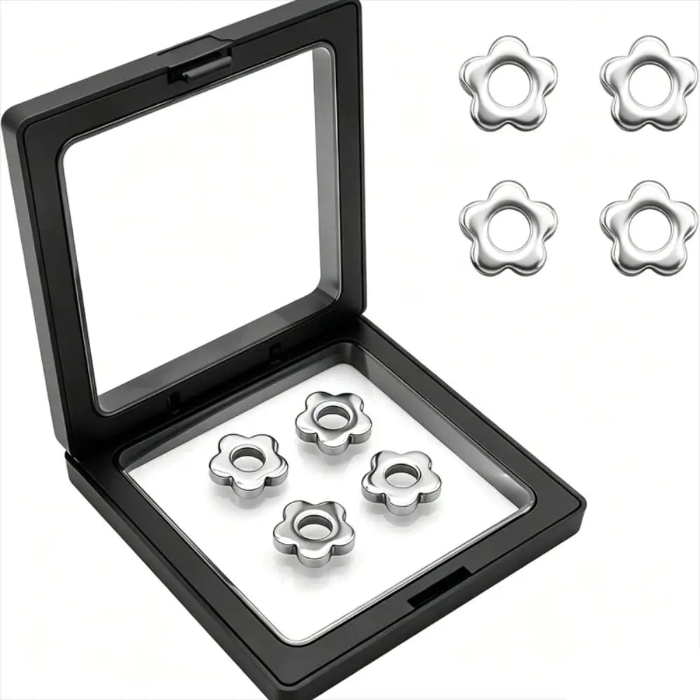 Stainless Steel Matcha Sifter Beads – Flower Shape 3–4 Pc