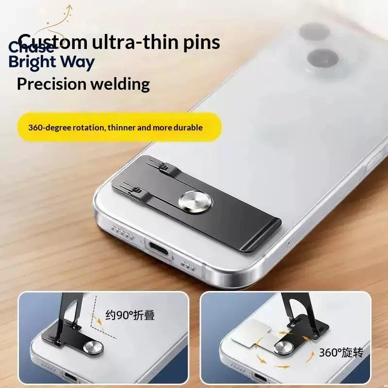 Ultra-Thin 360° Rotating Foldable Phone Holder | Self-Adhesive
