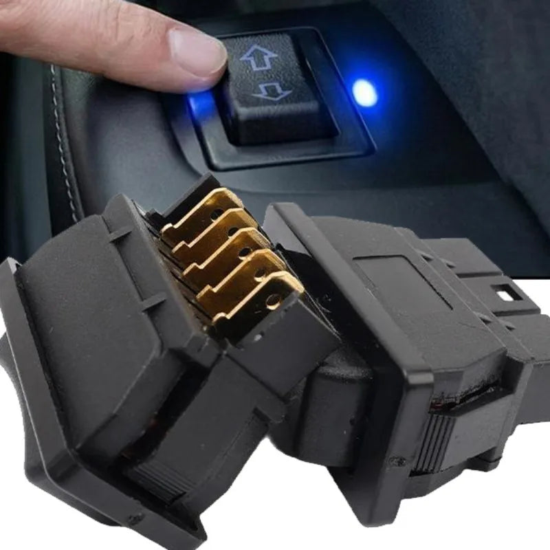 Universal Car Power Window Switch 5 Pin DC 12V 20A Button