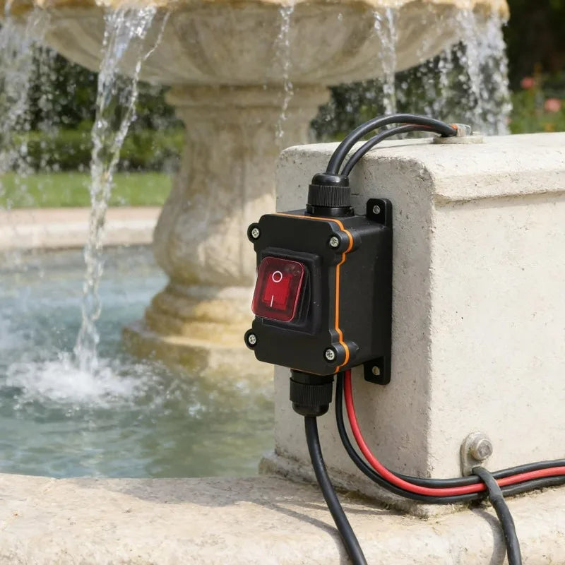 IP67 Waterproof Inline Switch 12V DC 20A Heavy Duty Power Switch