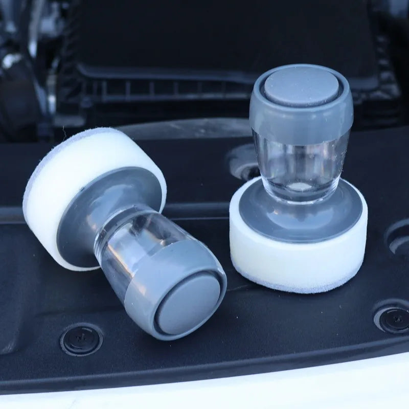 Tire Shine Wax Applicator Sponge Kit – Car Paint & Dashboard