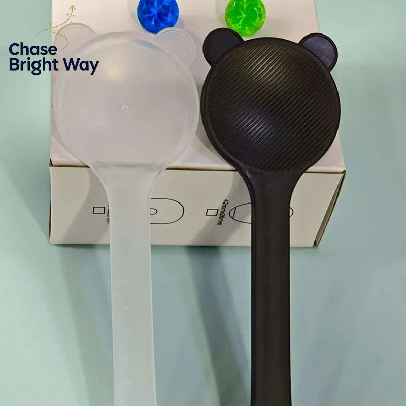 Handheld Eye Occluder – Bear Shape Vision Test Tool with Scale