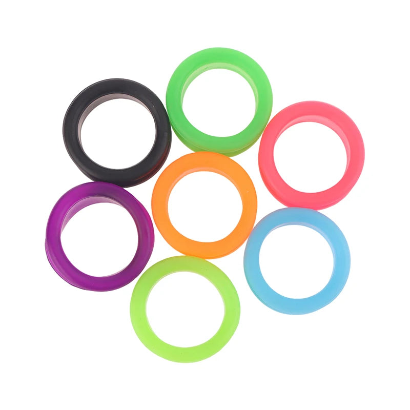 Silicone Scissor Finger Ring Inserts for Barbers – 10-Pack
