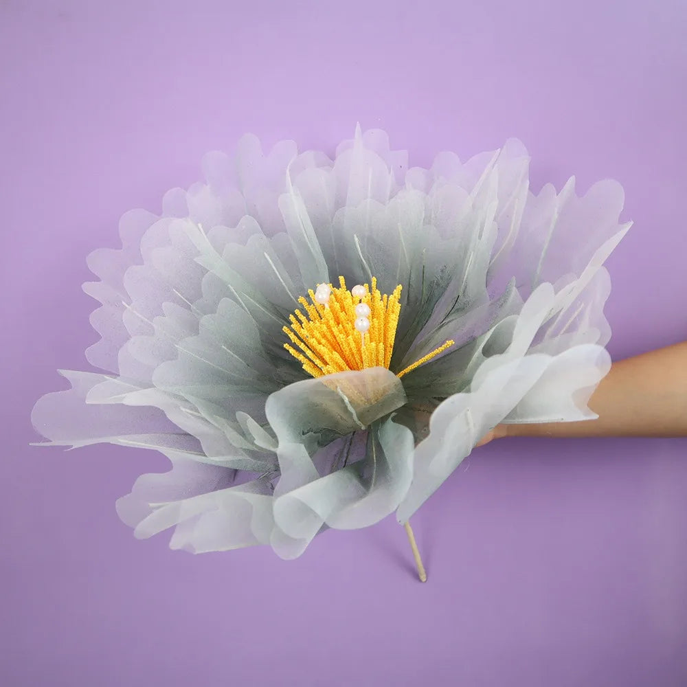 Large Artificial Peony Flower Head 40/50cm – Silk Fake Flower
