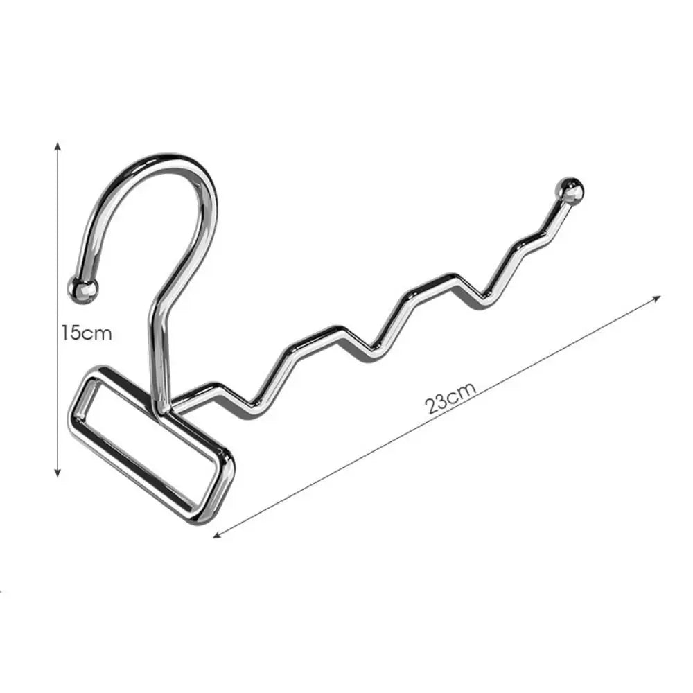 Stainless Steel Folding Clothes Hanger – Multi-Hook Indoor Rack