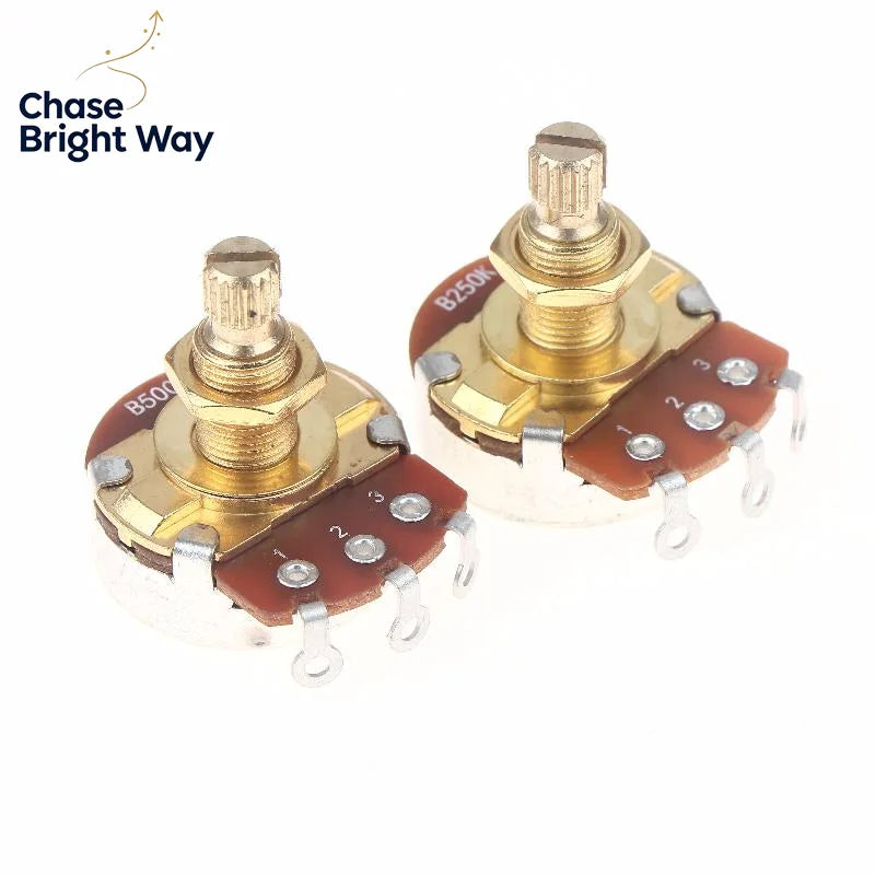 Guitar Potentiometer Brass Shaft | A500K A250K B250K B500K