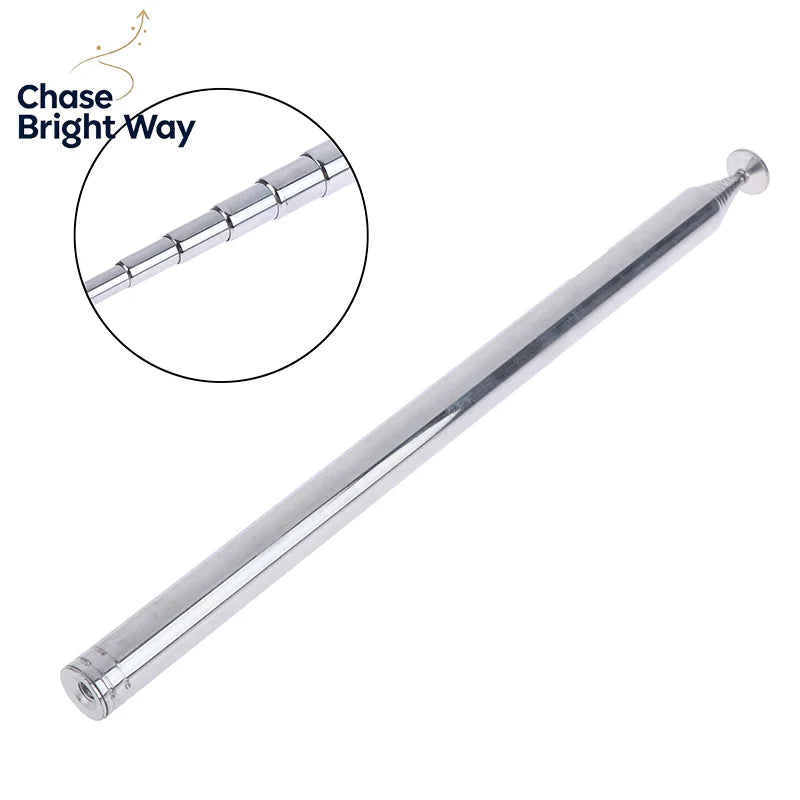 Telescopic FM AM Radio Antenna – 140cm 10-Section Stainless Steel