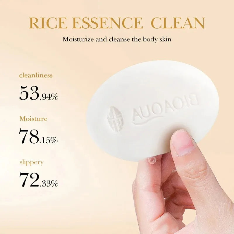 SADOER Rice Plasma Soap – Hydrating & Oil Control Bar 100g