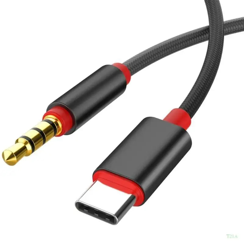 USB-C to 3.5mm Audio Adapter Cable – 1m Male Stereo