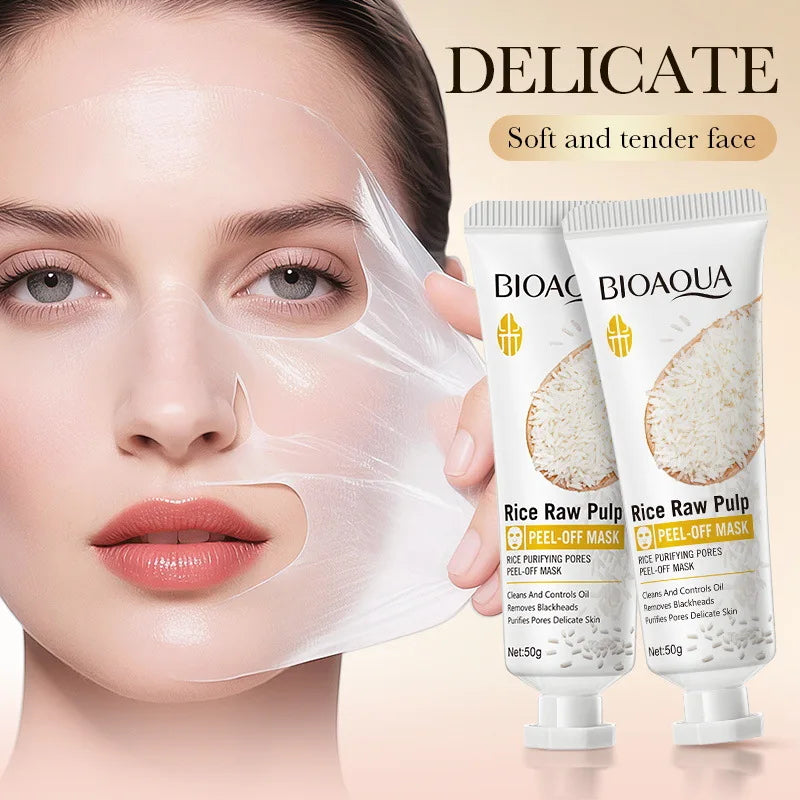 White Rice Face Peeling Mask – Moisturizing & Brightening