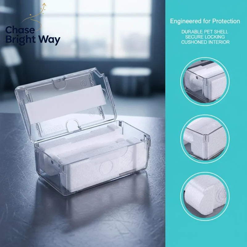 Transparent Single Watch Box – Travel & Display Case