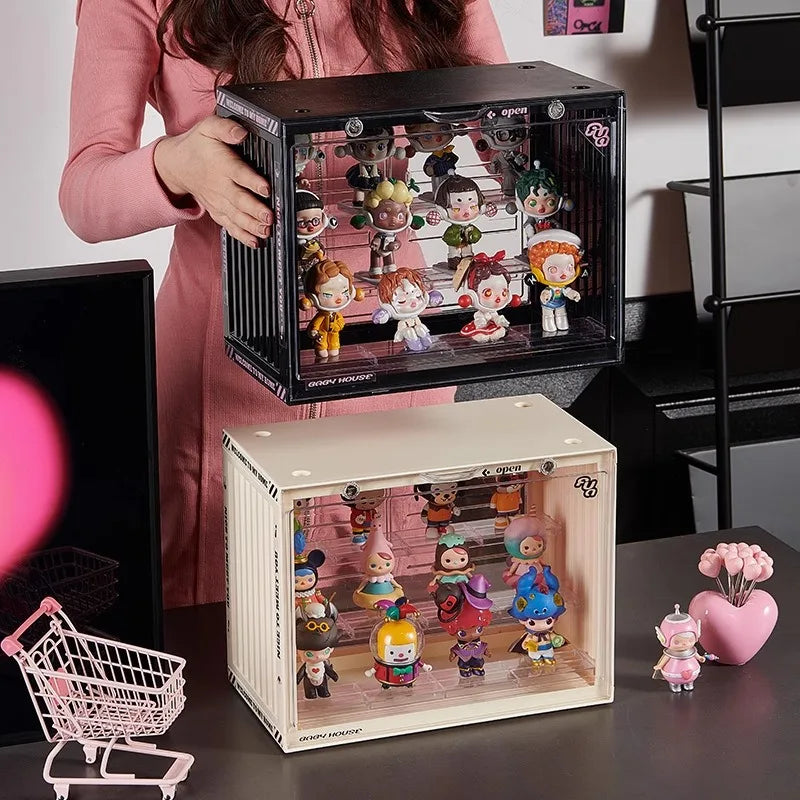 Transparent Action Figure Display Case – Dust-Proof Storage Rack