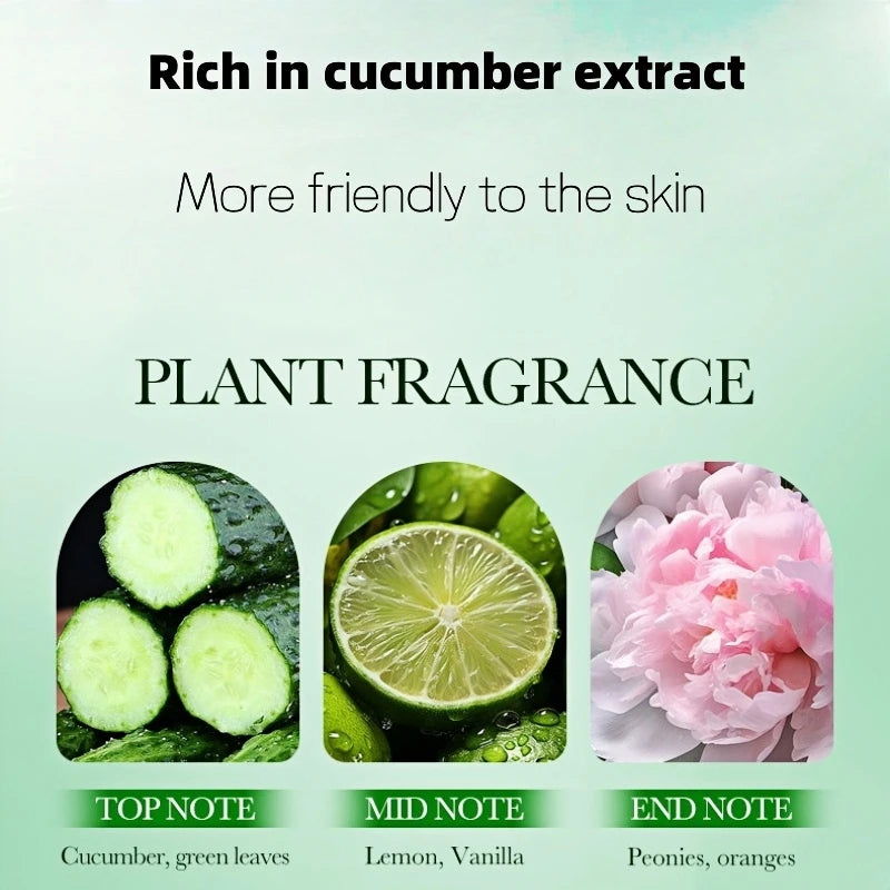 SADOER Cucumber Exfoliating Body Scrub Shower Gel – 350g