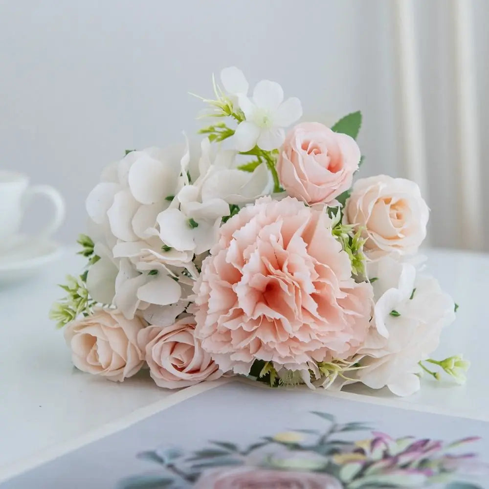Silk Artificial Carnation Flowers 30cm – Wedding & Home Décor