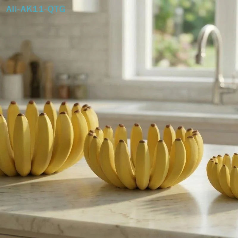 Banana Shaped 3D Printed Fruit Tray | BPA-Free PLA Storage Bowl