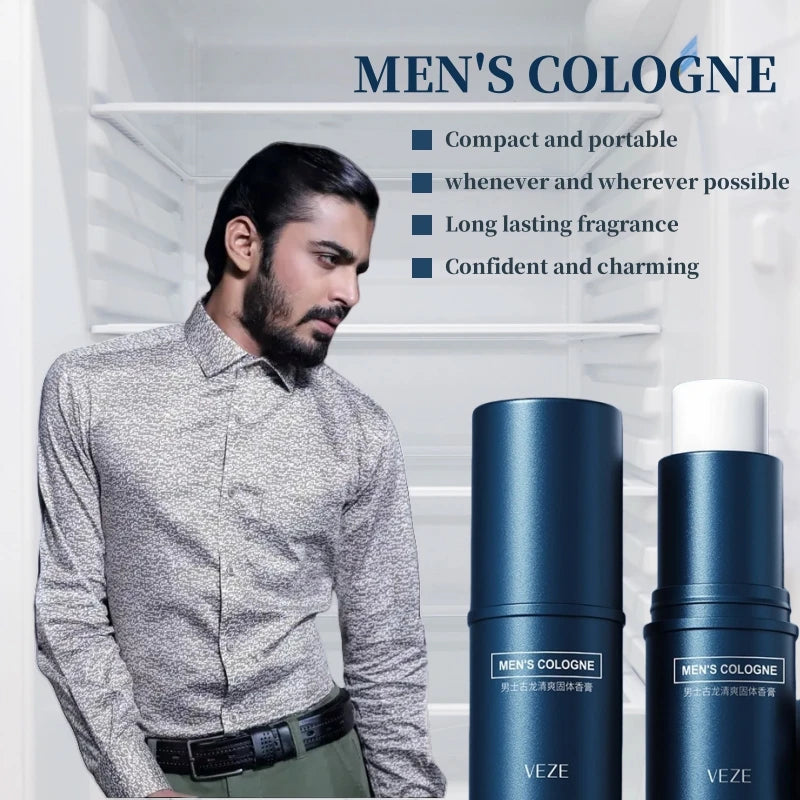 SAMMY Men's Solid Perfume Stick – Light Fresh Scent Travel