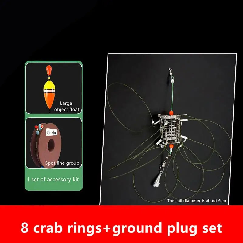 Stainless Steel Crab Trap Wire Cage – 8/12 Lap Crab Catcher