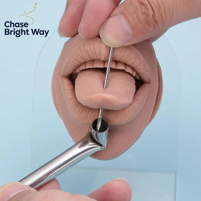 Stainless Steel Piercing Receiving Tube | Needle Guide Tool