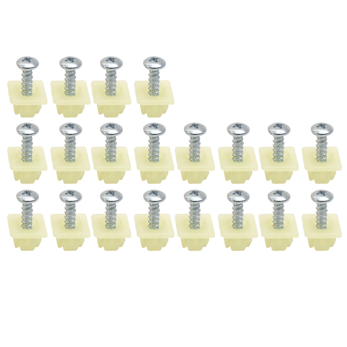 Universal License Plate Mounting Kit – Screws & Retainer Clips