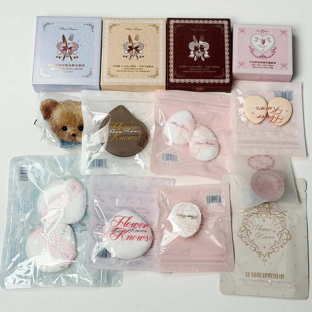 Flower Knows Mini Finger Powder Puff – Air Cushion Makeup Tool