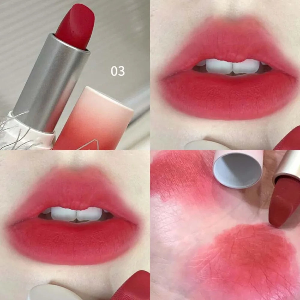 Velvet Mist Matte Lipstick – High-Pigment Silky Fog Finish