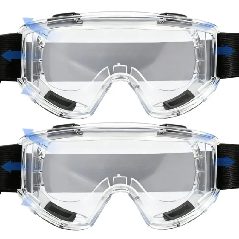 Anti-Fog Safety Goggles – PC Lens, Cycling, Ski & Work