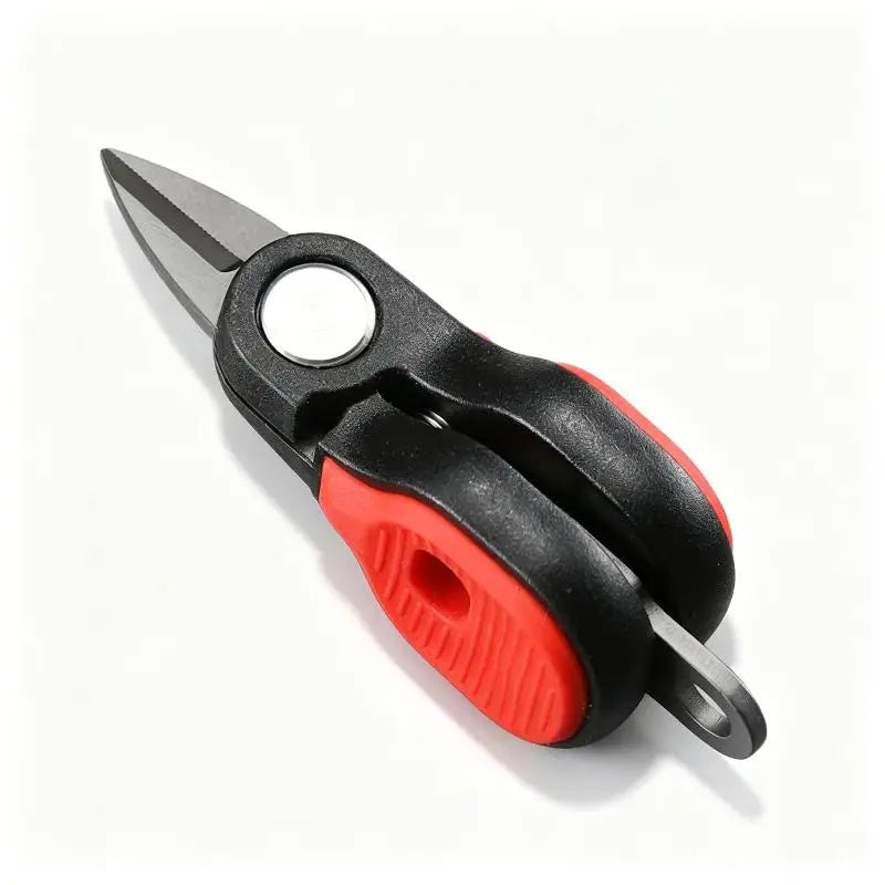 Mini Fishing Line Cutter – Serrated Stainless Steel Blade