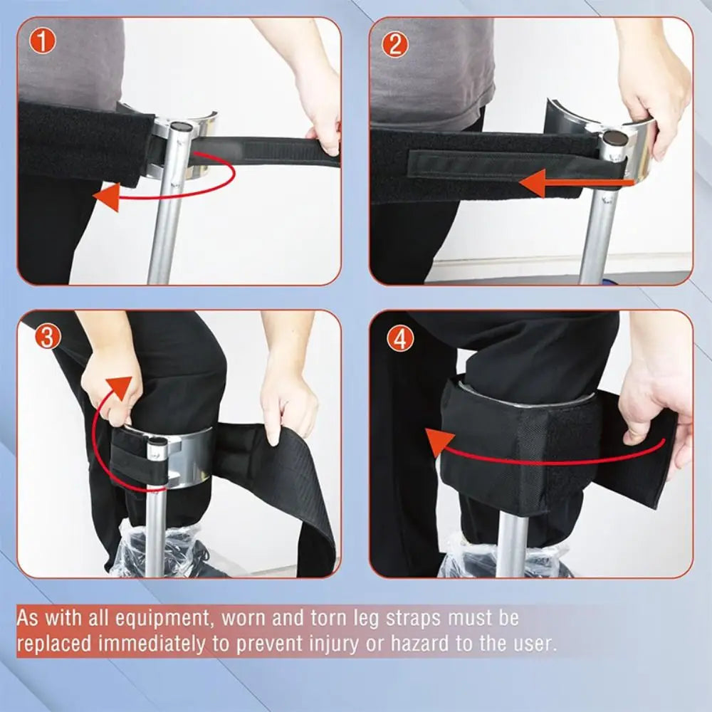 Adjustable Drywall Stilt Straps – Heavy Duty Nylon, 1 Pair