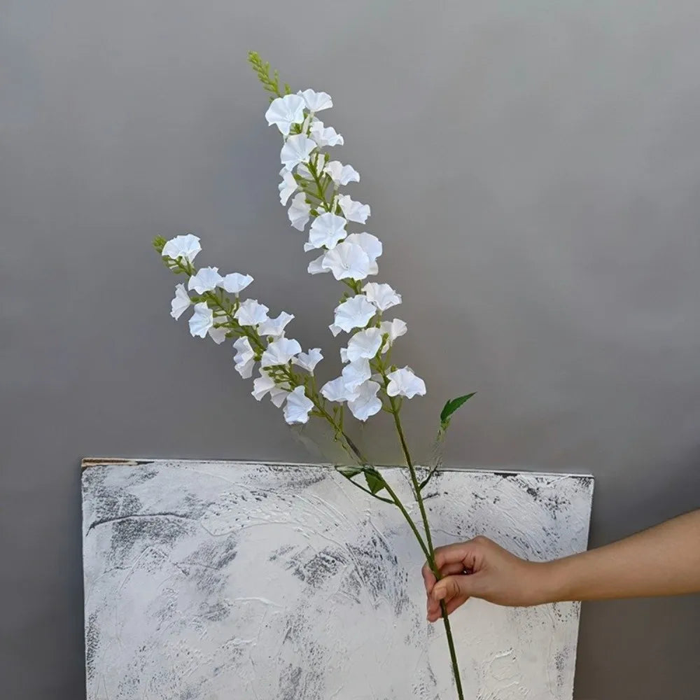 Pink Artificial Larkspur Silk Flower Stems – Faux Floral Bouquet