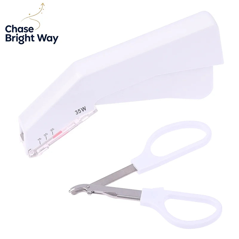 Disposable Skin Stapler 35W + Staple Remover – Stainless Steel