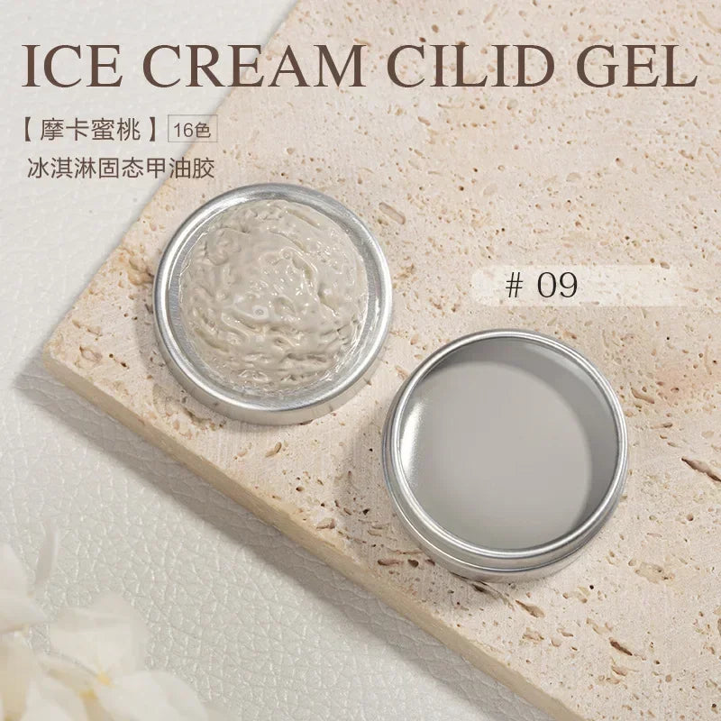 Handaiyan 64 Colors Solid Nail Polish Gel – Ice Cream Texture