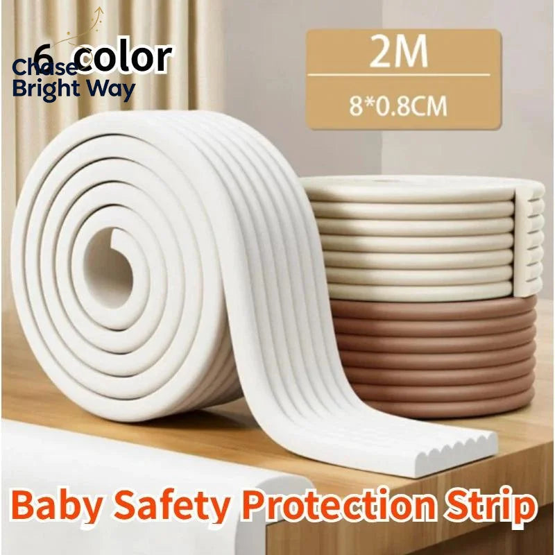 W-Shape Baby Safety Corner Bumper Strip – Foam Edge Guard