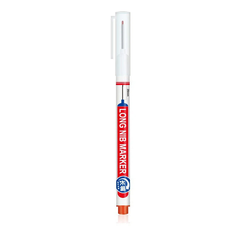 Long Nib Deep Hole Marker Pen – 20mm Waterproof Marking Tool