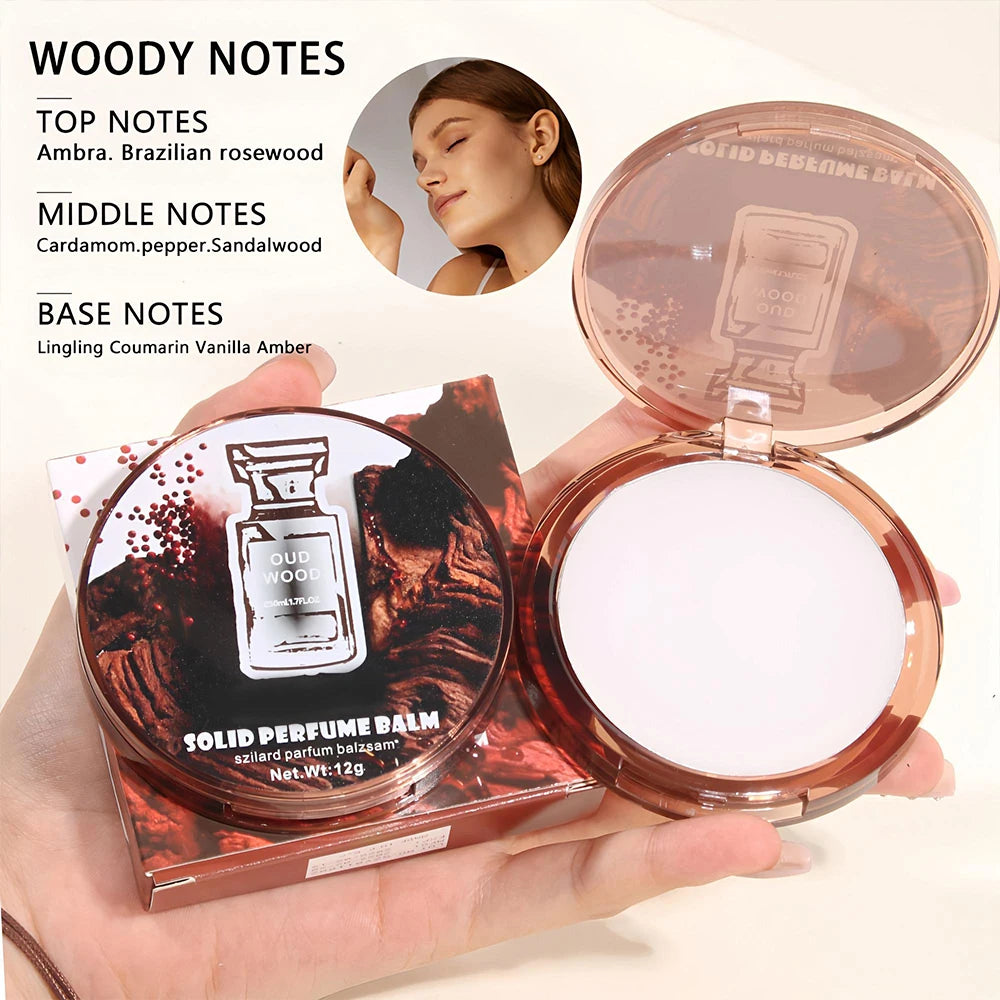 Solid Perfume Balm Set – 6 Scents Travel Pocket Fragrance