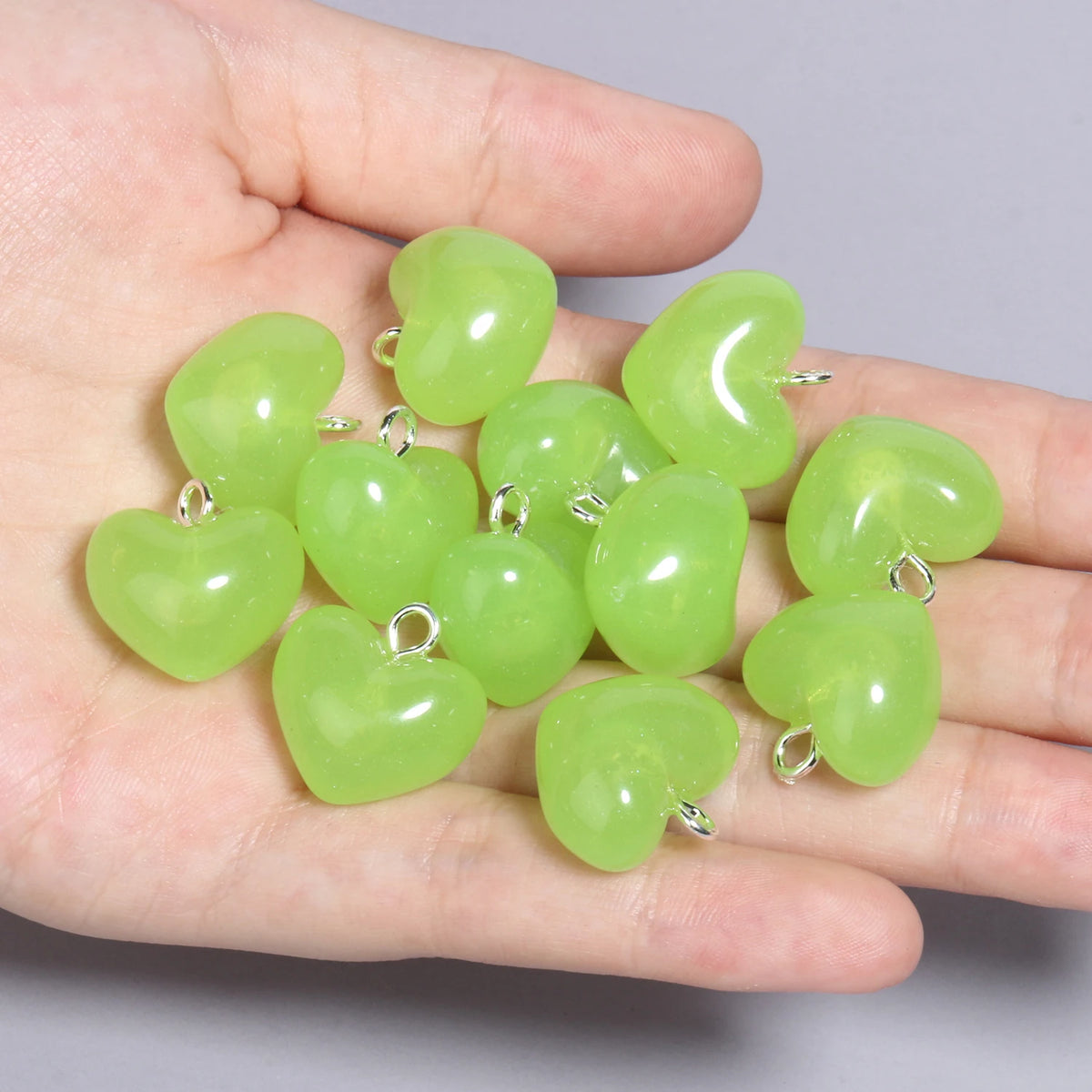 Resin Star Charms Candy Color DIY Jewelry Pendants – 10pcs