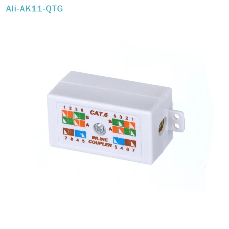 RJ45 Inline Punchdown Junction Box – Cat6/Cat5E Krone Coupler