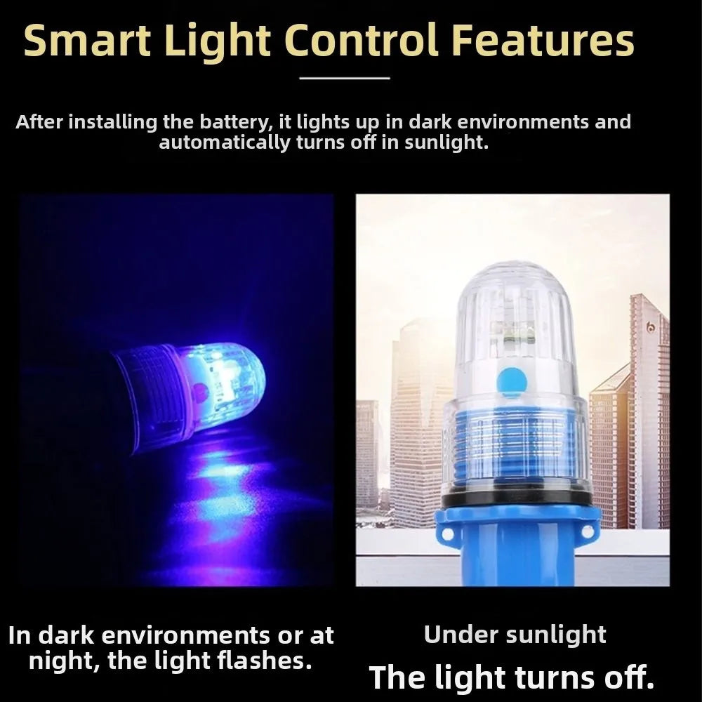 LED Floating Fishing Net Signal Light – Waterproof Flashing Buoy