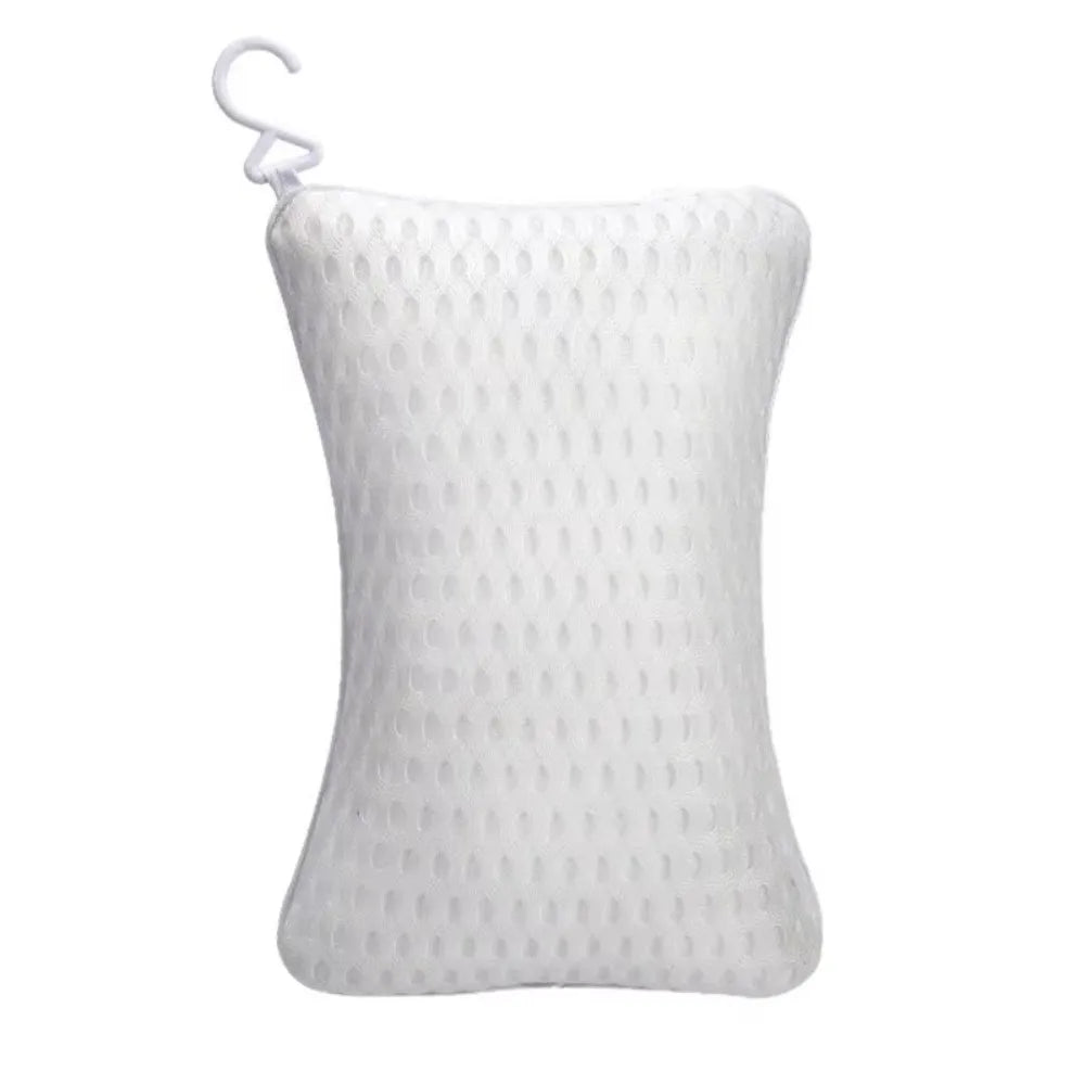 Soft SPA Bath Pillow – Breathable Polyester Bathtub Headrest