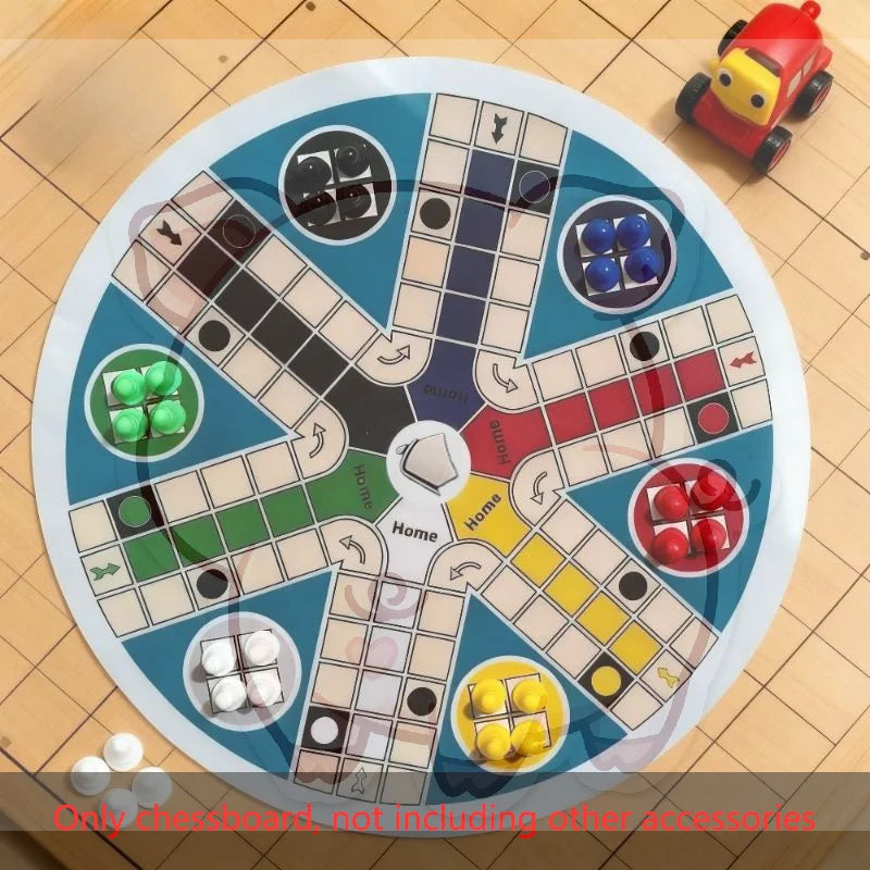 Portable Flying Chess Game for 2–6 Players | Family Board Game
