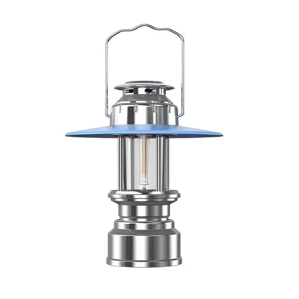 Vintage LED Camping Lantern | USB Rechargeable Retro Tent Light