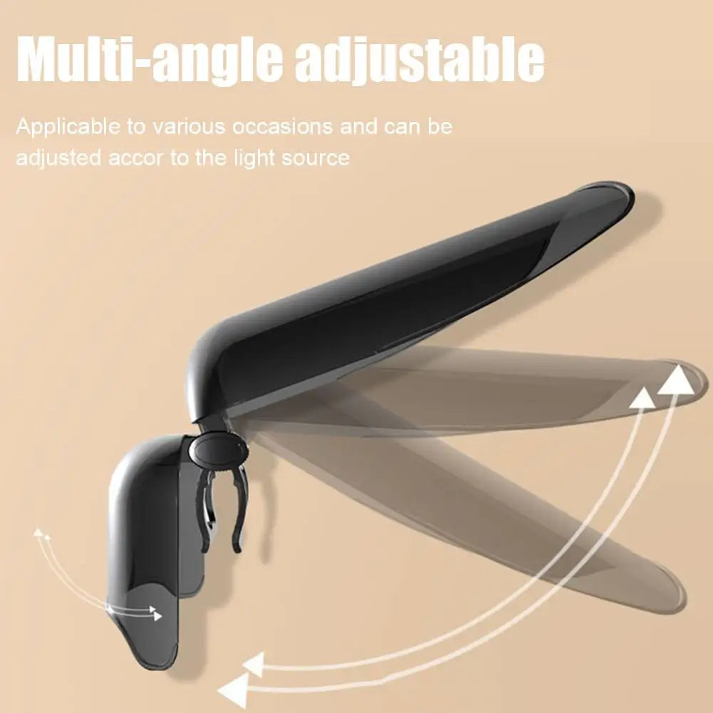 Motorcycle Phone Sun Visor – 360° Rotatable Rainproof Shield
