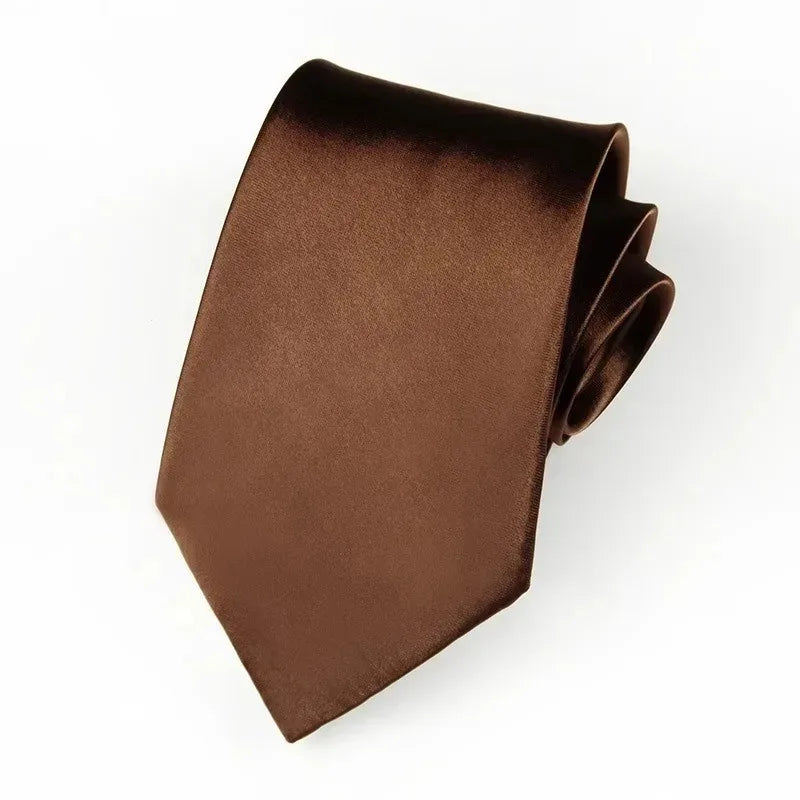 Men's 8cm Waterproof Jacquard Silk Necktie – Wedding & Daily