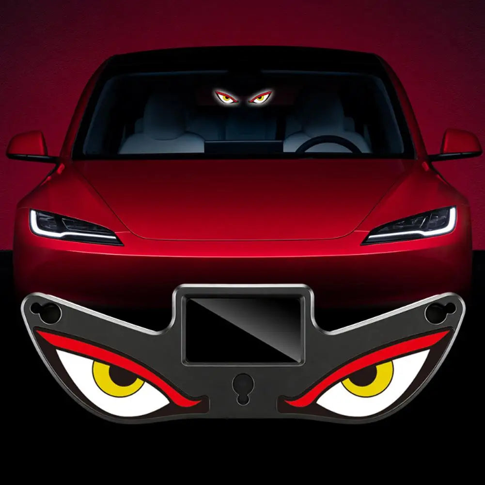 Solar Demon Eye Car Window LED Neon Light – No Wiring